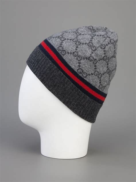 grey gucci beanie hat|Gucci beanie hat women.